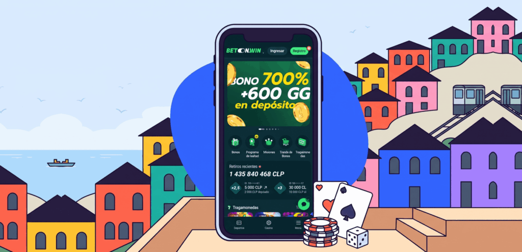 El casino online BetonWin se puede usar desde un teléfono móvil