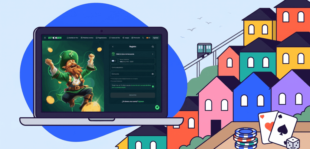 Puedes registrarte en el casino online Chile BetonWin en tan solo unos pasos